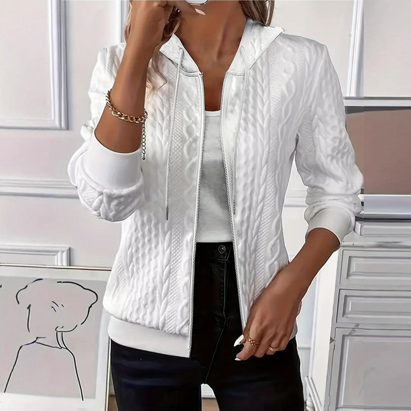 Frauen Trenchcoat Open Front Cardigan Jacke Mantel Schal Cape Mantel Mantel Plus XL weiß