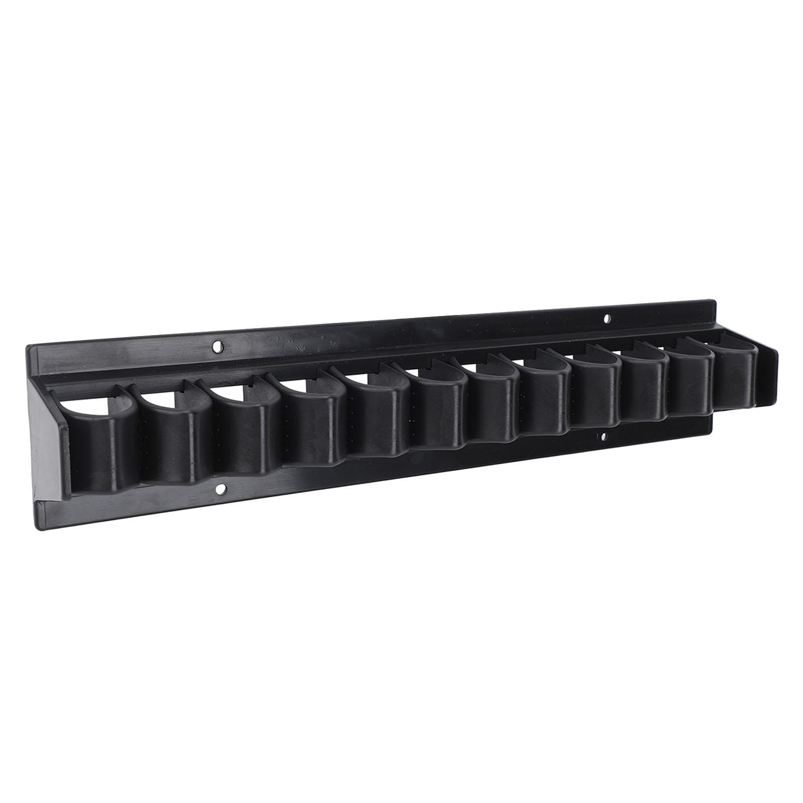 Peitschenhalter Schwarzes Pferd Crop-Halter ABS Wandmontage Hält bis zu 11 Peitschen oder Crops Pferdehalter für Pferd