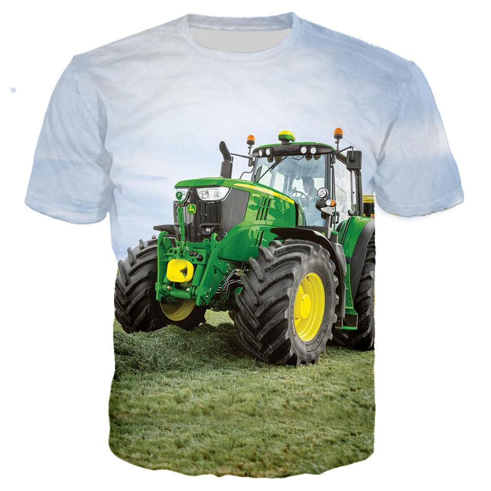 Shirt Kinder Junge Jungen Traktor | 3D-T-Shirts für Kinder Junge | Kinderbekleidung Jungen - 3d 150