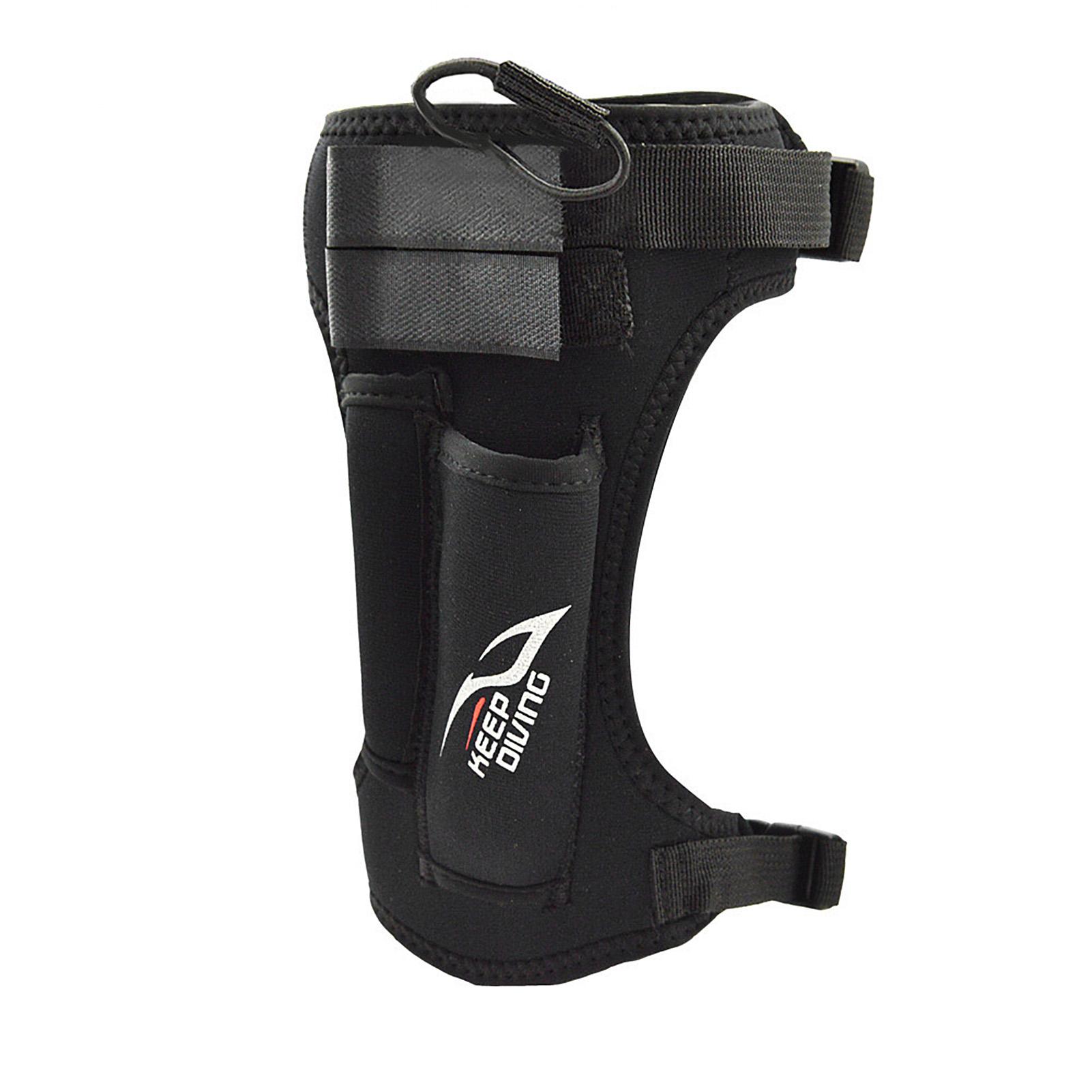 Neopren Tauchen Cutter Schutzhülle Tauchen Cutter Wrap Mantel Scuba Tauchen Leggings schwarz