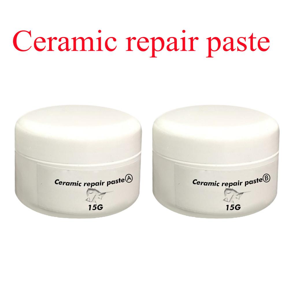 2 Teile/satz Keramik Reparatur Paste Schnell Trocknend Weiß Porzellan Riss Chip Porzellan Reparatur Kit Badewanne Fliesen Dusche Reparatur Fliesen kleber 2pcs