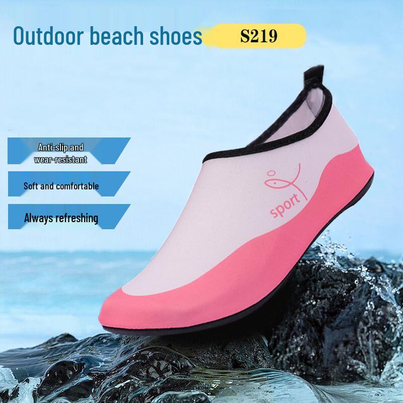 Rutschfeste Schnelltrocknende Strandschuhe zum Schwimmen, Tauchen, Schnorcheln - Wasserschuhe mit weicher Sohle für Herren & Damen XL (40-41)