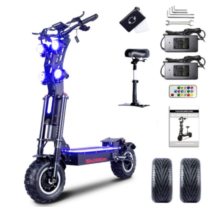 x14 10000W Dual Motor EU Lagerbestand Elektroroller 72V 40AH Batterie 13 Zoll Reifen Faltbarer Mobiler Elektroroller 10000w 60v 50ah ------