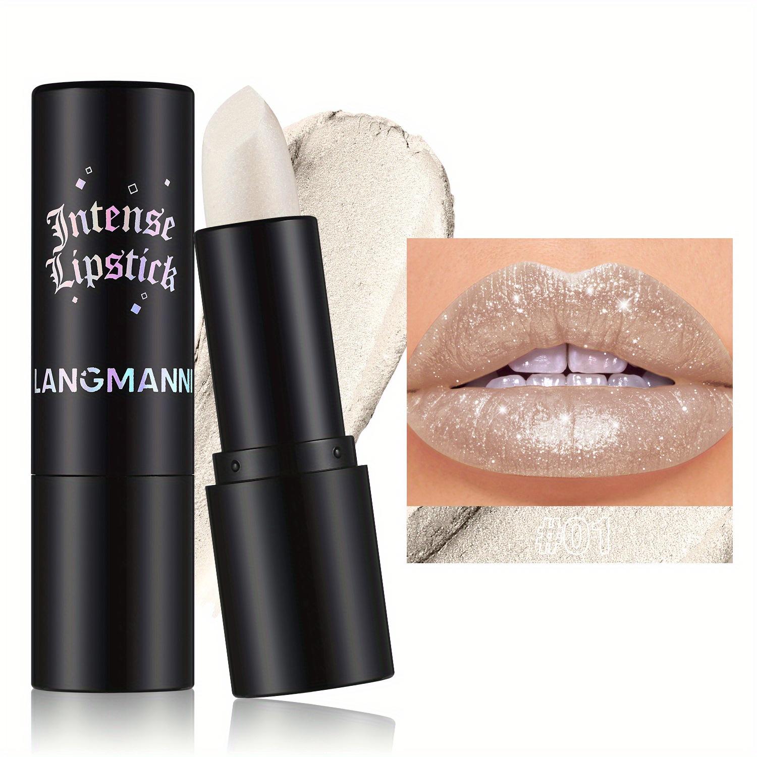 Fein schimmernder, perlmuttartiger Lippenstift, samtig, hochpigmentierter, schillernder Lippenstift, Antihaft-Becher, leicht zu färbender Lippenstift für Lippen und Wangen mit doppeltem Verwendungszweck