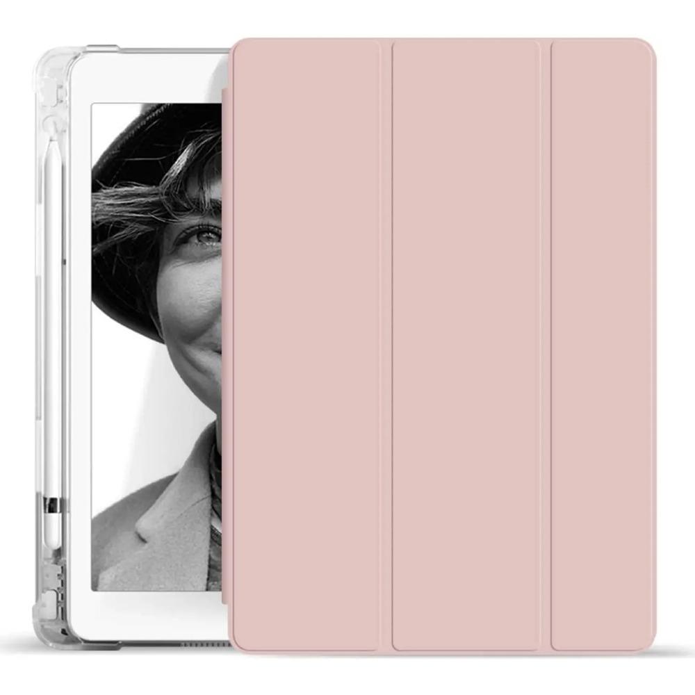 Mit Stifthalter Hülle für IPad Pro 11 IPad 10. Generation IPad 10.2 7. 8. 9. Generation Hülle für IPad Air5 4 10.9 Air3 Pro 10.5 Ledertasche Ipad 10th 10.9 rosa