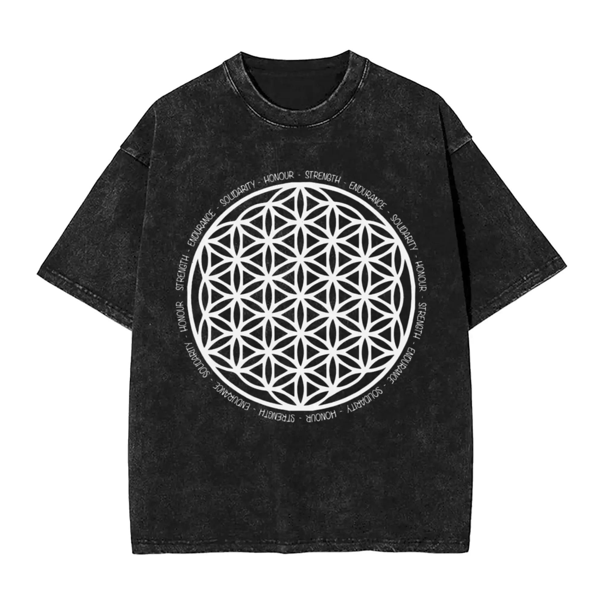 ROCK Band Bring Me The Horizon T-Shirts für Fans BMTH Gewaschene Vintage-Oberteile Neuheit Britisches Sommer-T-Shirt Vintage Lockere Baumwoll-Oberteile XL braun