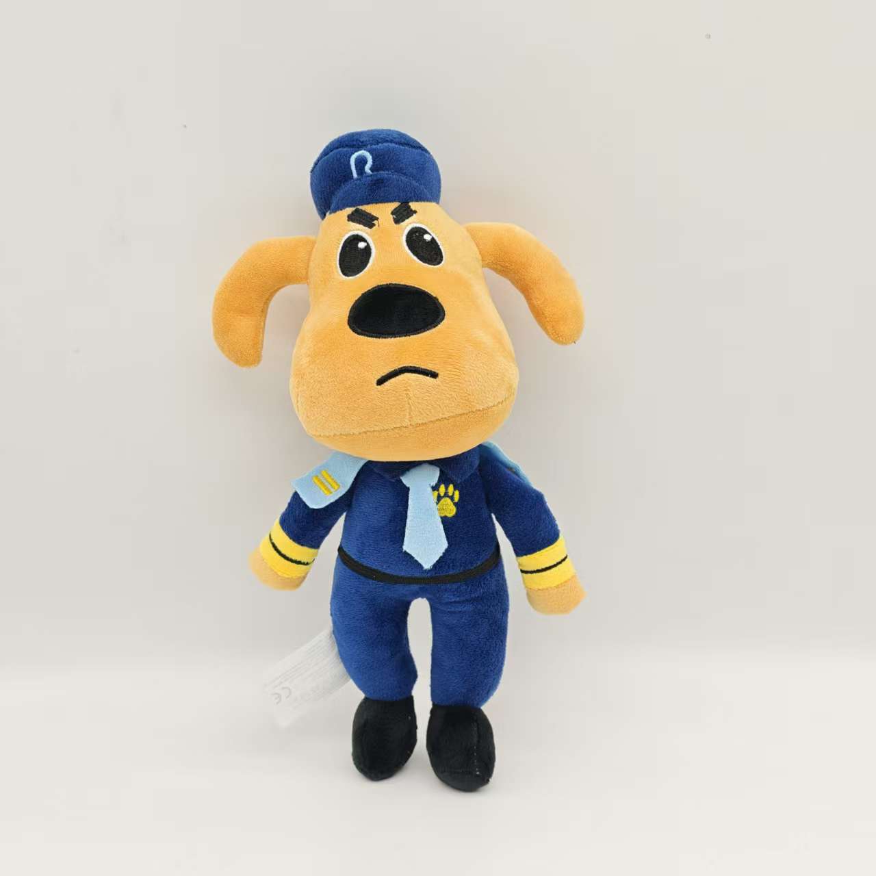 30cm Neuer Sheriff Labrador Hund Plüschtier Puppe Anime Sicherheits Sergeant Labrador Wolfshund Plüschtier Weiche Kuscheltiere Kinder Geschenk
