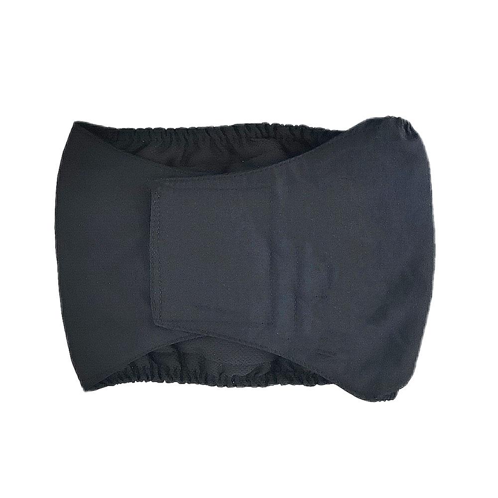 Bauchbänder für Rüden, Windeln, waschbares Bauchband für Rüden, bequeme, wiederverwendbare Bauchwickel für Rüden, für Hündchen, Welpen, Haustiere L schwarz