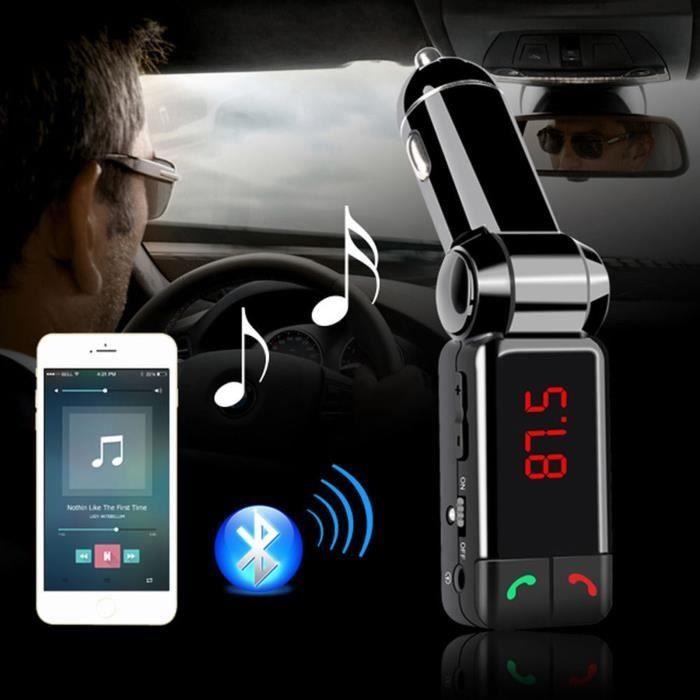 LCD-Autoradio-Bluetooth-FM-Transmitter-Kit MP3, FM-Bluetooth-Autotransmitter