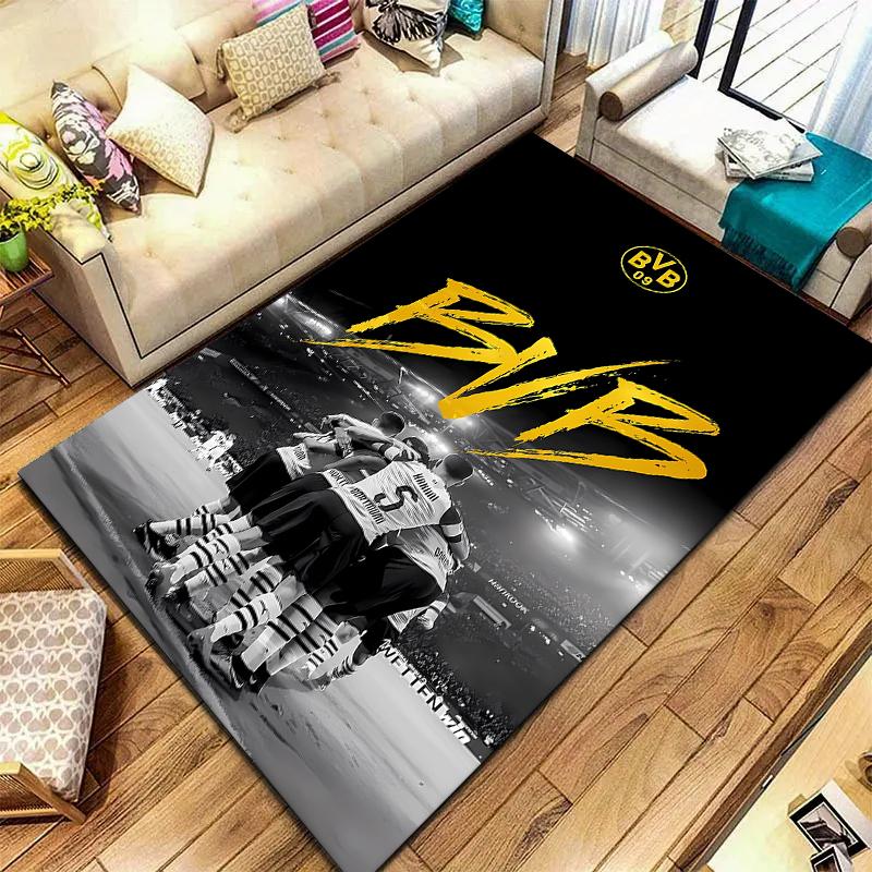 2026 Neuer BVB Teppich für Wohnzimmer Schlafzimmer Zuhause Sofa Dekoration, Kinder Spielteppich Rutschfeste Bodenmatte H3 80x120cm( 31x47in)