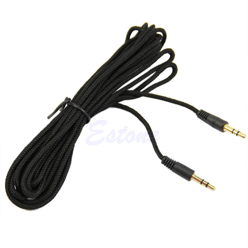 Professionelles Aux-Kabel, 3,5 mm Klinke, Stecker auf Stecker, Aux-Verlängerung, Audio-Stereo-Kabel, 2/3/5 m 3M