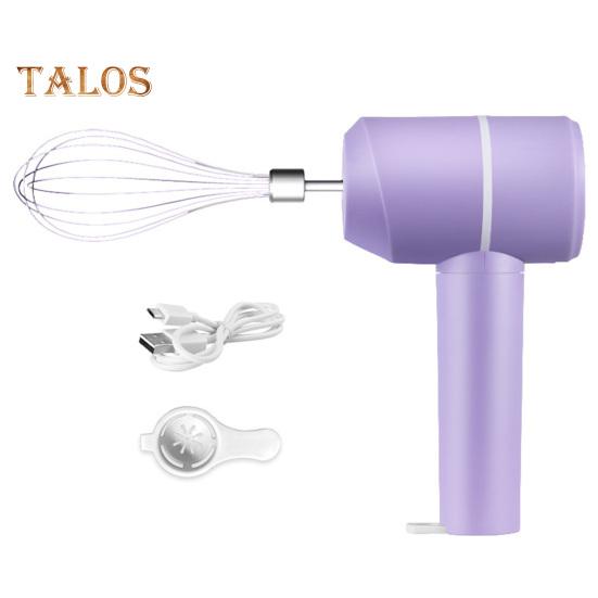 Elektrischer Schneebesen, Handmixer, USB-C-Aufladung, kabelloser Schneebesen mit abnehmbaren Rührbesen, 3 Geschwindigkeitsmodi, Küchenwerkzeug zum Backen und Kochen violett