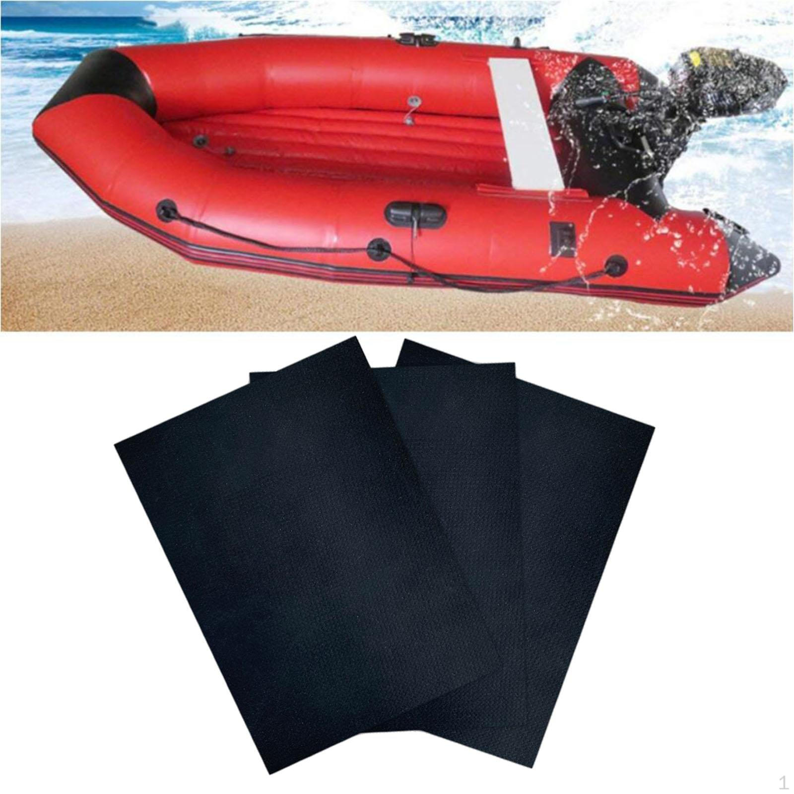 Flicken PVC Reparatur Zelt Schlauchboot Zubehör Kajak Wasserdichtes Kit schwarz