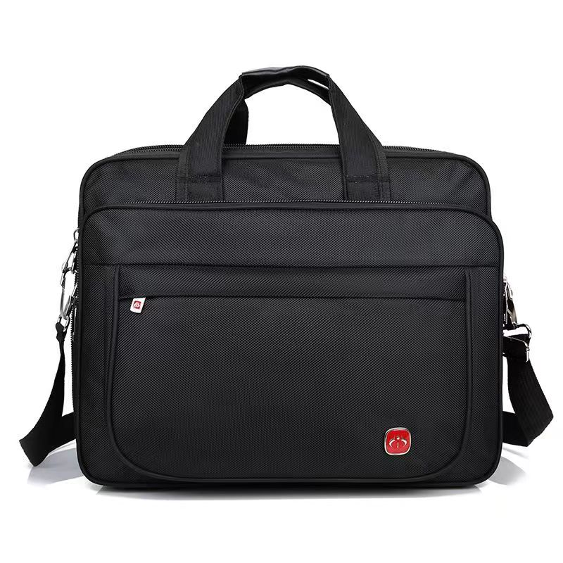 Herren Business Taschen Handtaschen Aktentaschen Schulter Messenger Bags Große Kapazität Oxford Stofftaschen Reise Canvas Taschen schwarz