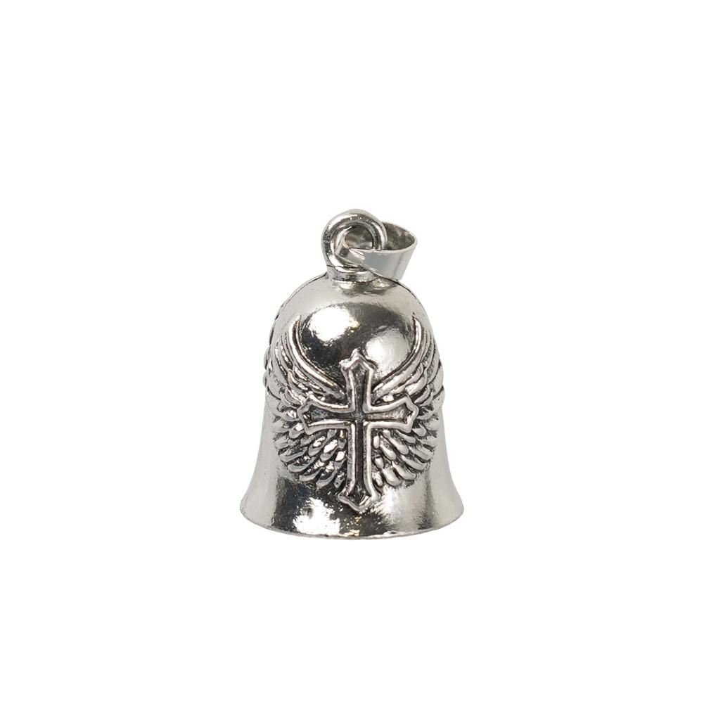 Retro Feder Fahrglocke Schutzengel Motorrad Biker Fahrglocke Motorrad Dekoration Zubehör für Biker Fahrrad Valentinstagsgeschenk Bell