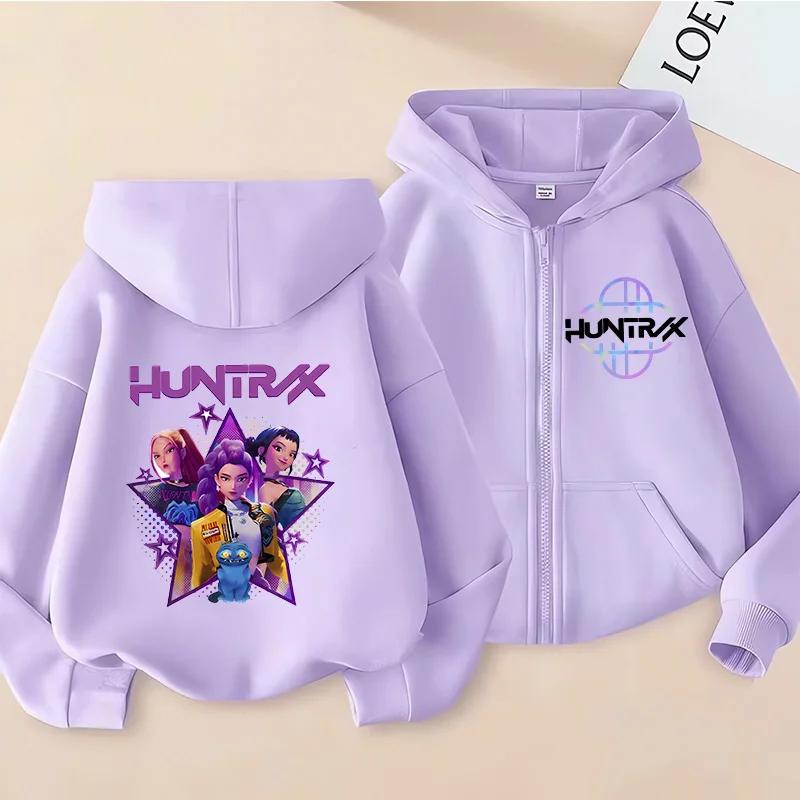 Hoodies Sweatshirts Mädchen Zip Sweatshirt Kinderbekleidung Cartoon Print Hoodie Lässiges Oberteil 130