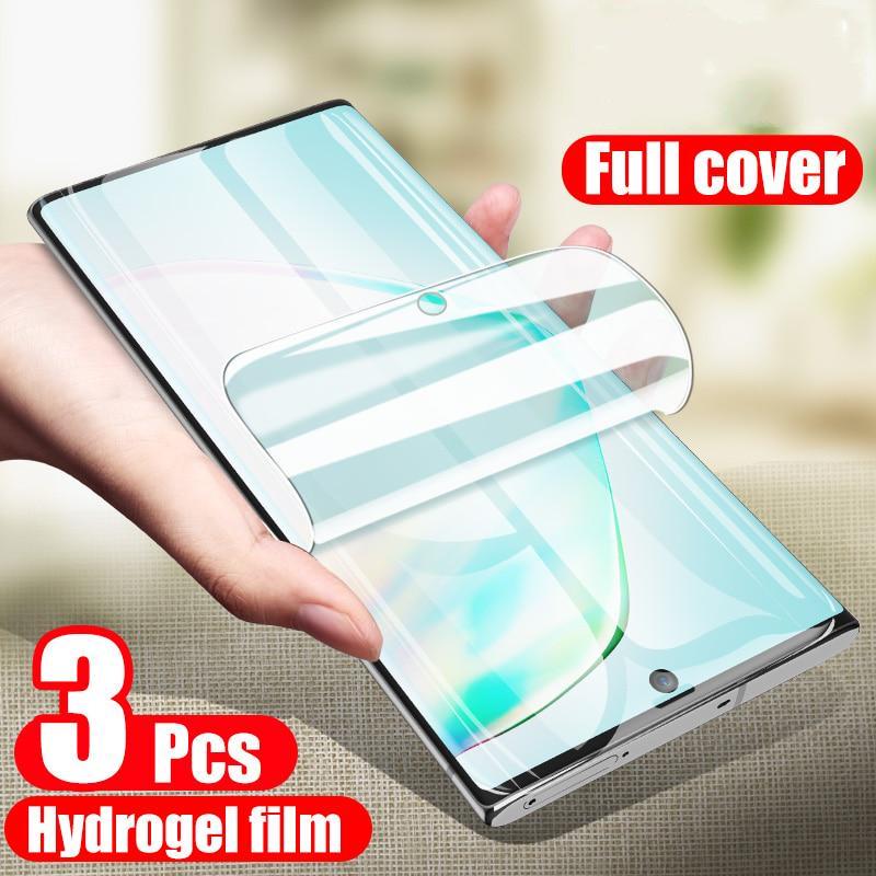 3Pcs Hydrogel Film Für Samsung A54 A55 A05 A15 A35 A34 A24 S24 Ultra S23 Screen Protector Für iPhone 11 13 15 Pro Max Xiaomi Redmi 12 13 13C Note13 12 HTC Pixel 4 XL