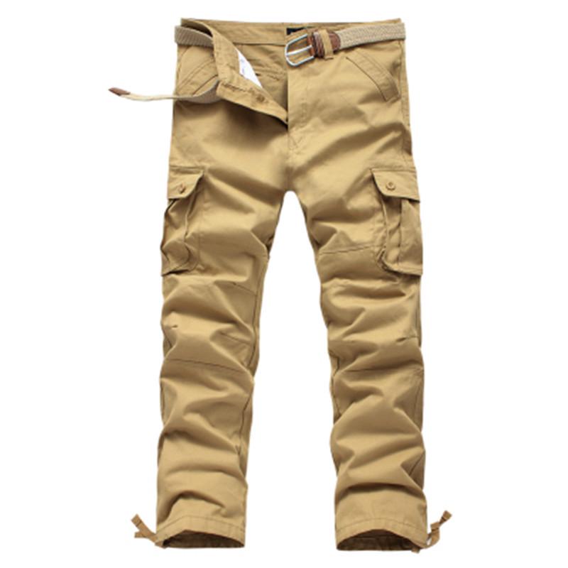 Herren-Cargohose mit lockerer Passform und mehreren Taschen – lässige Arbeitskleidung für Frühling/Herbst 38