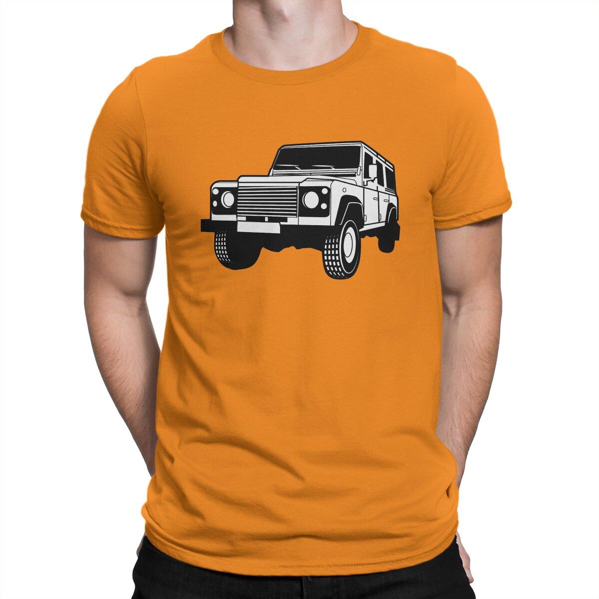 Herren BW Classic Defender 110 T-Shirts Land Rover SUV Baumwollkleidung Freizeit Kurzarm Rundhals T-Shirts Geschenkidee T-Shirts L