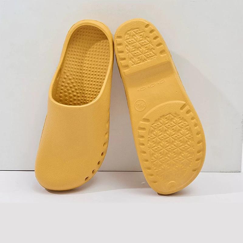 Rutschfeste OP-Schuhe Medizinische Clogs Zahnärzte Krankenschwestern Arbeitsschuhe EVA Operationssaal Schutzsandalen für Damen Herren 2441 43-44