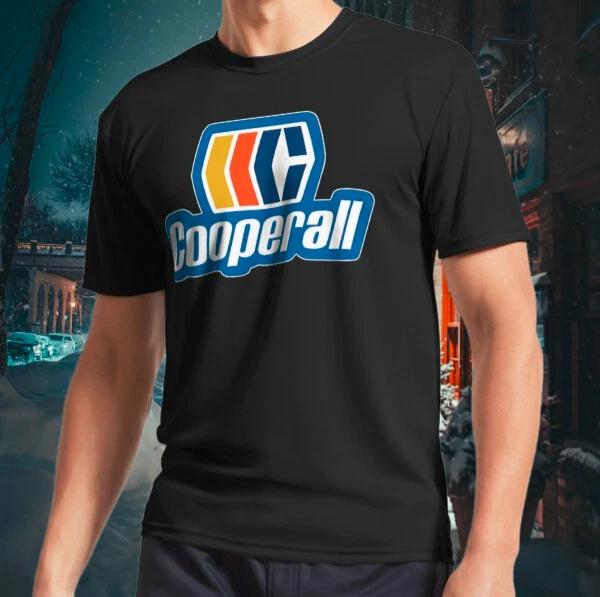 Herren- und Damen-T-Shirts Cooperall Retro Eishockey M black