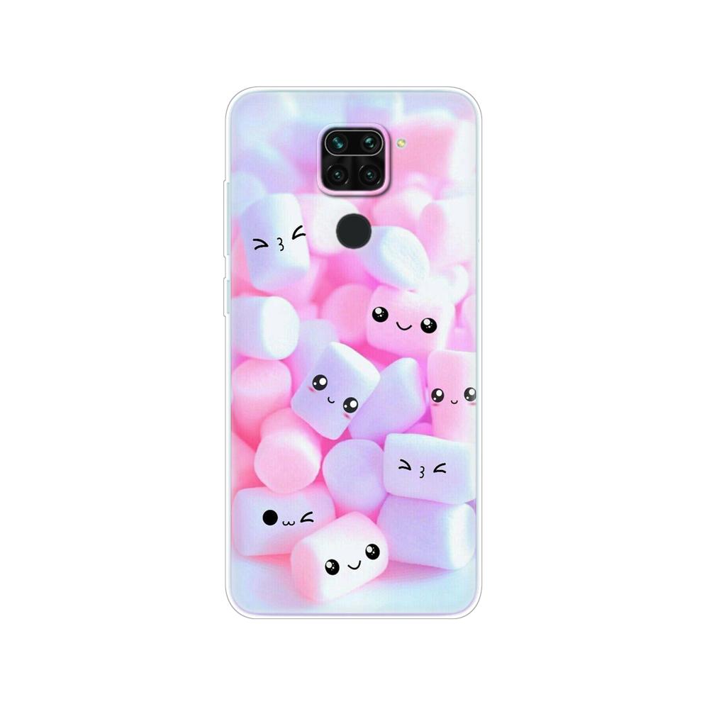 Für Xiaomi Redmi Note 9 Hüllen, weiche TPU-Telefonrückseite auf Redmi Note 9 Pro Silikonhüllen Redmi Note9 Pro Note 9s Bumper Funda Cat Redmi Note 9S