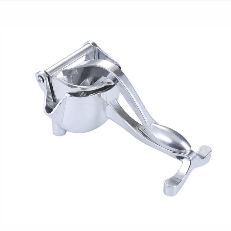 Entsafter aus echtem Edelstahl, Zitronenpresse, Zitruspresse, Handpresse, Entsafter, Orangen-/Limetten-/Grapefruitpresse