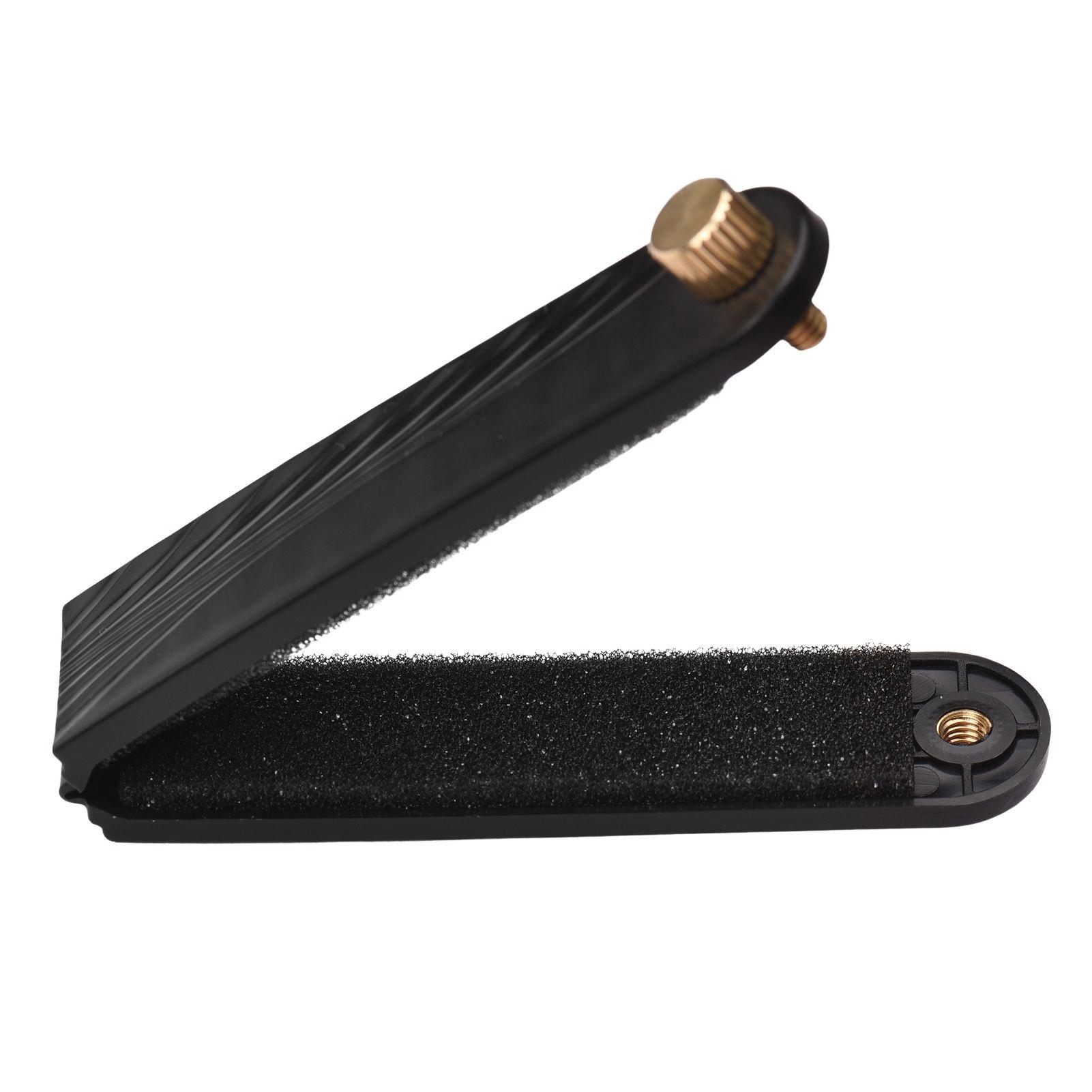 Gitarre Muter String Dämpfer Muter Noise Reducer Universal Gitarre Griffbrett Muting Silence Pad Low schwarz