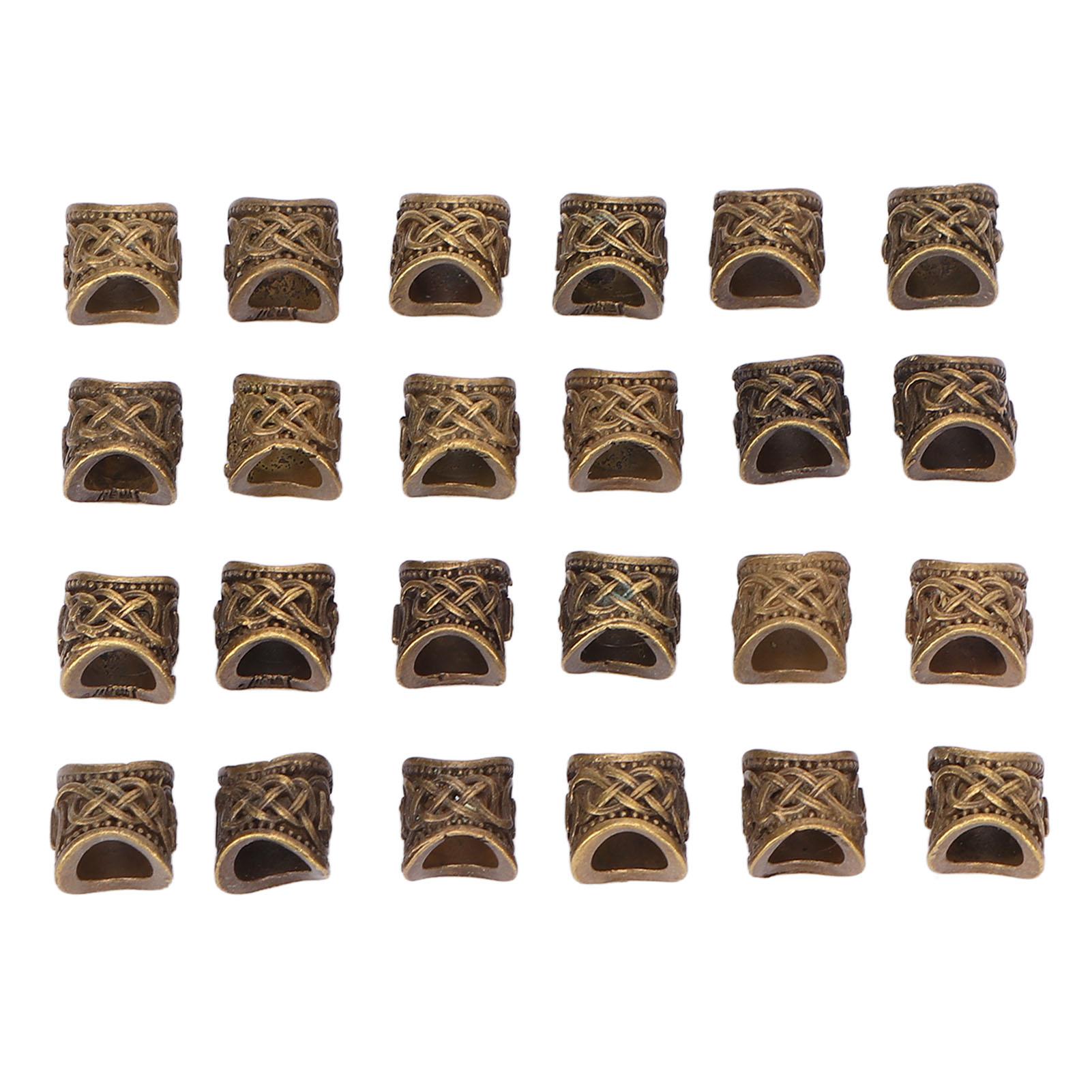 Dreadlocks-Perlen, Legierung, Haarschlauch-Perlen, Anhänger, Dekoration für Haare, Flechten, Halskette, Armband