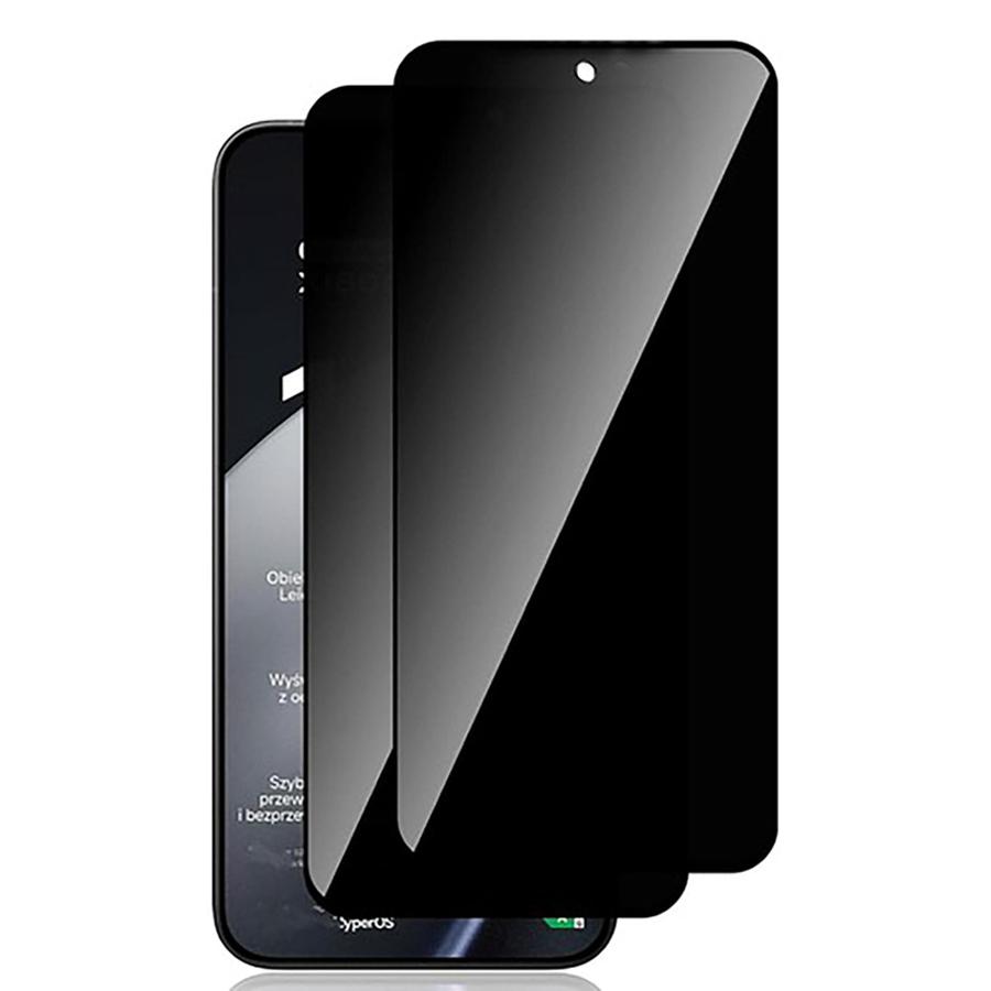 2 Stück Anti-Spionage Blickschutz Panzerglas Displayschutzfolie für Xiaomi 15T/ Xiaomi 15T Pro Xiaomi 15T schwarz
