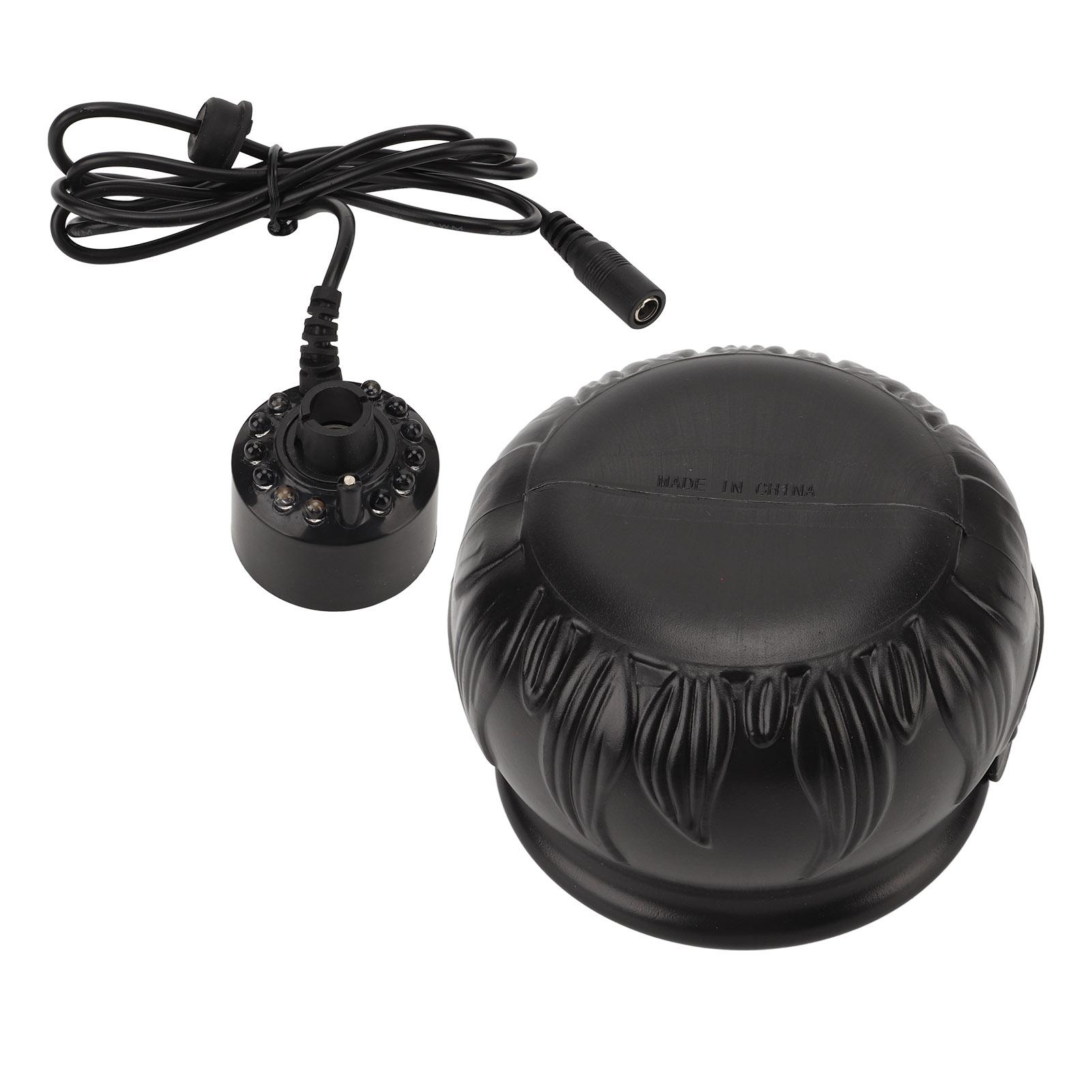 Halloween Zerstäuberlicht Niedlicher Gruseliger Schwarzer Topf Tragbares Halloween Umgebungslicht Halloween US Plug