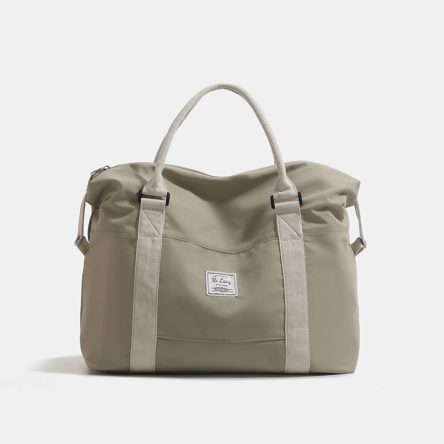 Reisetaschen für Damen mit großem Fassungsvermögen Handgepäcktaschen für Reisen Taschen zur Aufbewahrung von Kleidung Taschen zum Einsteigen Handtaschen für kurze Strecken gray