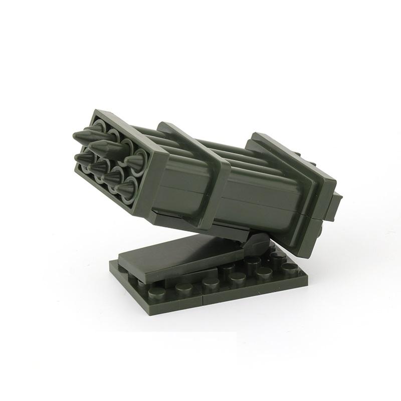 Moderner Raketenwerfer, Soldat, Armeegewehr, MOC, Stadt, SWAT, Militärwaffen, Minifiguren, Baustein, Ziegel, Kinderspielzeug
