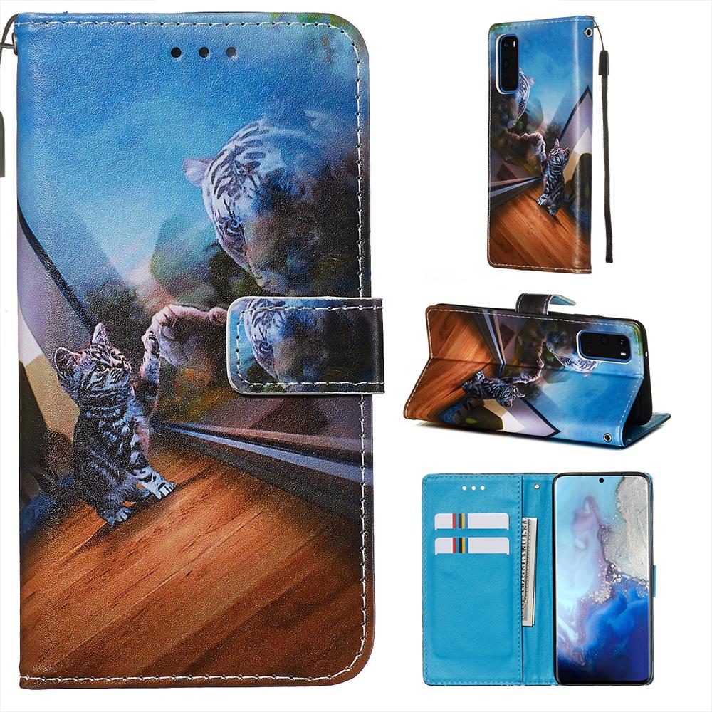 A51 Hülle für Samsung Galaxy A71 A41 A11 A01 A21 A71 A10s A20s A80/A90 M40/A60/S10E/M10/A10/A20E/A10E/A40/A50 Hüllen Flip Wallet Lackierte Lederhülle Samsung Galaxy S10 Lite