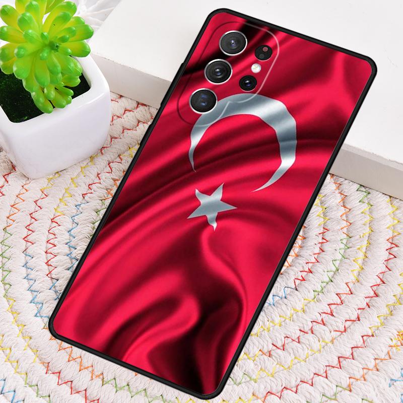 Flagge Türkei Istanbul Antalya mustafa Wolf Handyhülle für Samsung Galaxy note 10 pro S26 Ultra S23 S24 FE S25 S21 S22 PLUS Cover Galaxy S23+