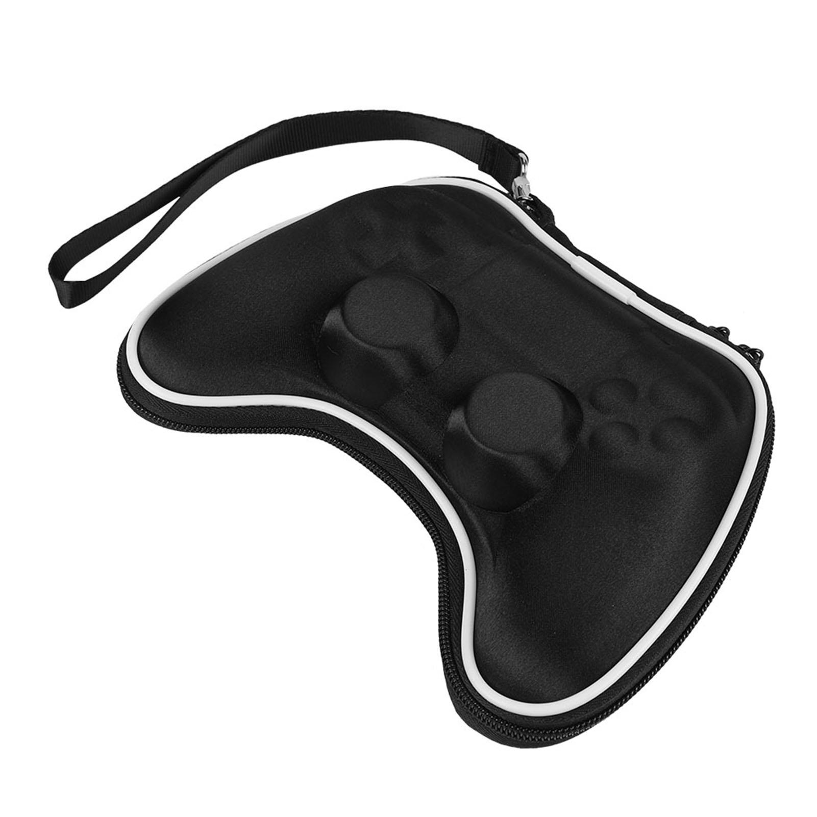 Stoßfeste Reisetasche, tragbare Aufbewahrungstasche für Playstation 4 PS4-Controller, Gamepad, Schwarz