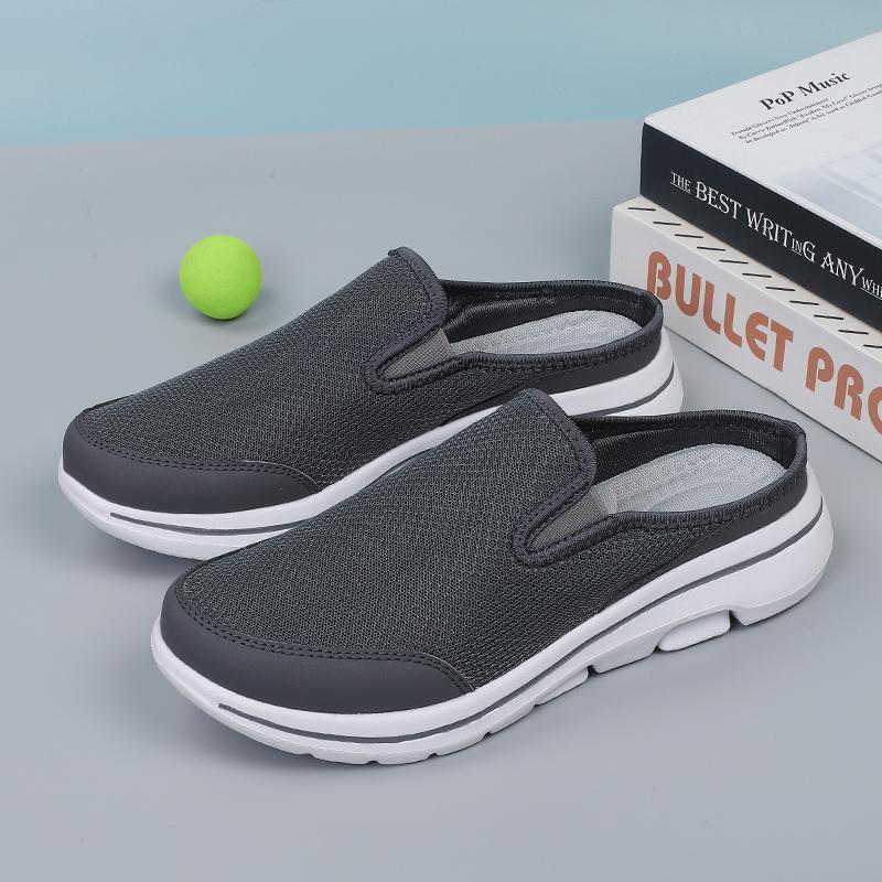 Herren-Hausschuhe, Netz, atmungsaktives EVA, ultraleicht, bequeme Hausschuhe, Damen-Hausschuhe in großen Größen 41