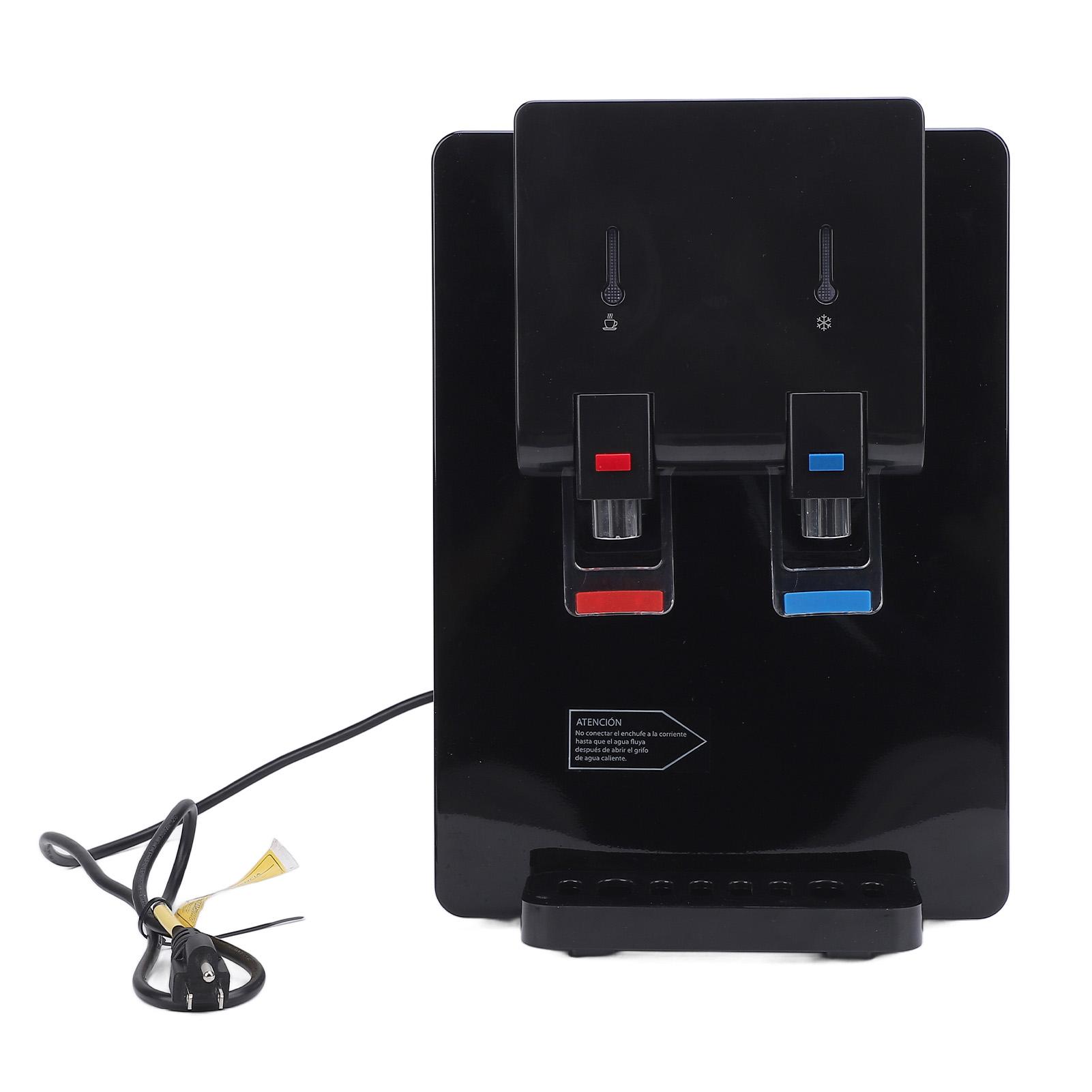 Tisch-Heiß-Kaltwasserspender, Toplader, 3 Temperatureinstellungen, abnehmbare Basis mit Kind