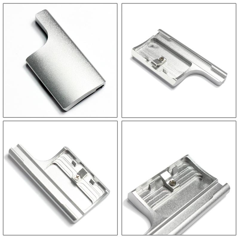 Aluminium Ersatz Heck-Schnappverschluss Wasserdichtes Gehäuse Schnallenverschluss für GoPro Hero 4 3+ silber