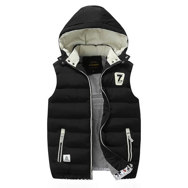 Winter Daunenweste Herren Casual Weste Herren Ärmellose Jacke Plus Größe 5xl Warme Herren Weste Mäntel XXXXXL