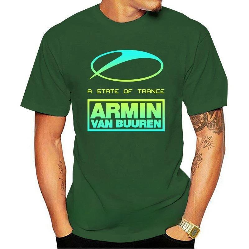 Neuankömmling Mode Schwergewicht Heißer Verkauf Vintage Sommer Neue Mode A State of Trance Armin Van Buuren Grafik Herren T-Shirt XL