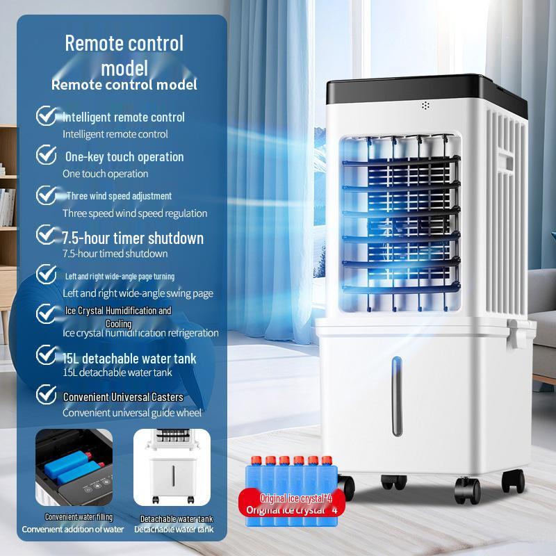 Kompakter Smart-Klimaanlagen-Ventilator: Tragbare, leise, ferngesteuerte Kühlung für Zuhause.