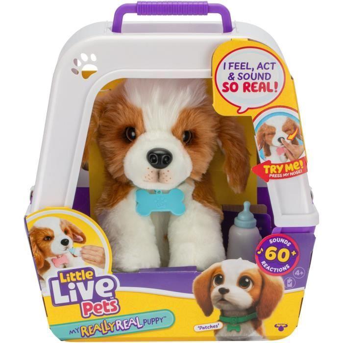 Mein Beagle Welpe - MOOSE TOYS - WIRKLICH ECHT - LITTLE LIVE PETS - Interaktiver Welpe mit Geräuschen und Reaktionen