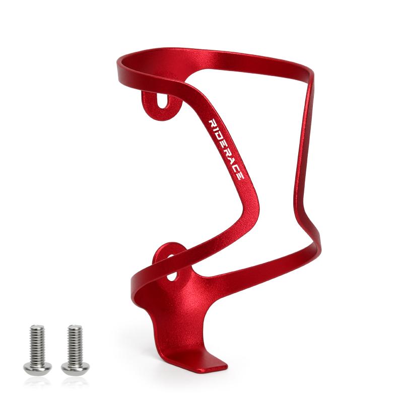 Fahrrad Flaschenhalter Aluminiumlegierung Leichtgewicht MTB Rennrad Wasserflaschenhalter Cup Halterung Outdoor Sport Fahrradzubehör rot