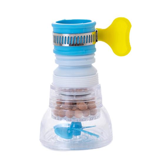 Neuer Wasserhahnfilter, spritzwassergeschützter Abfluss, robust, nützlich, Waschbecken, Wasserhahn, Düsenfilter, Küchenzubehör blau