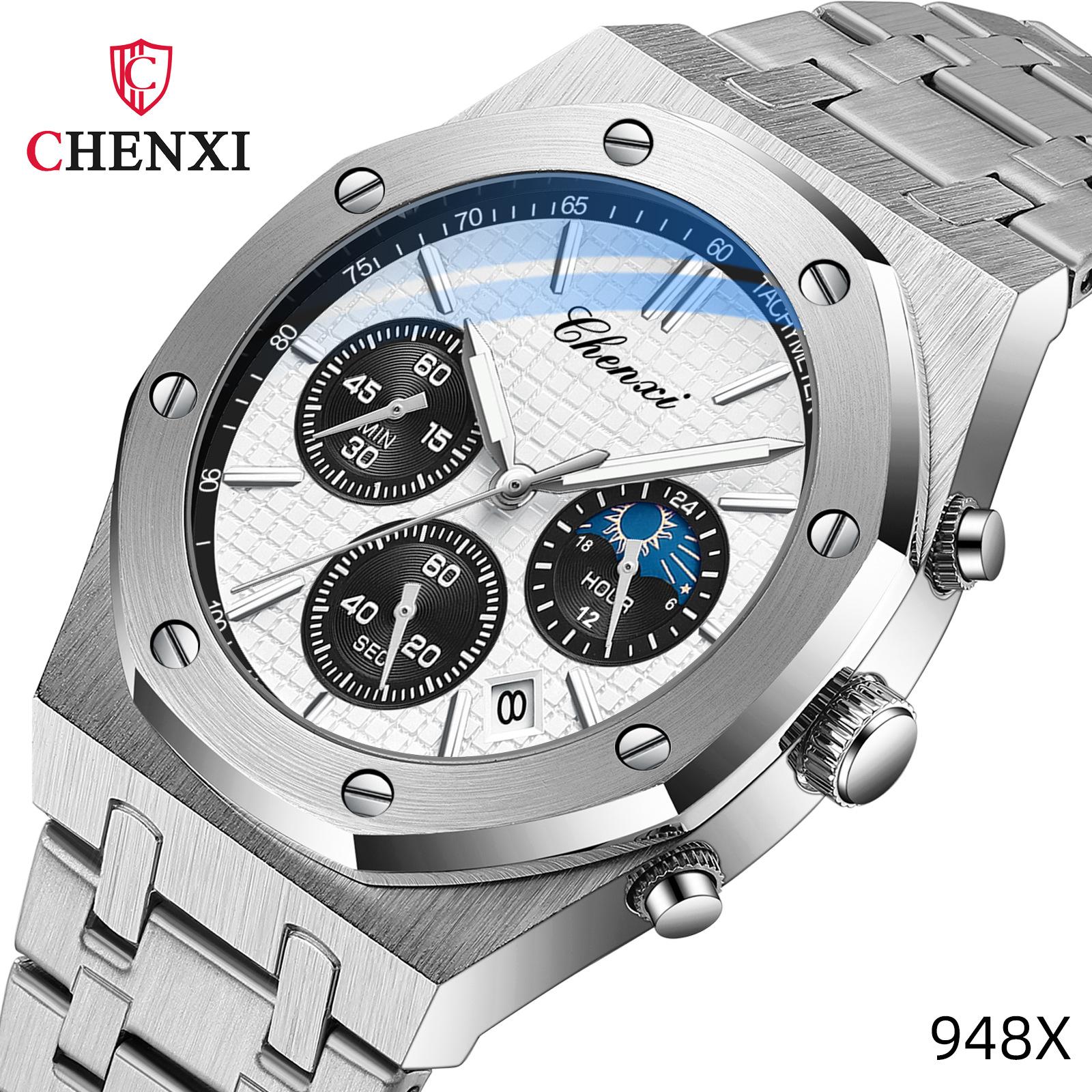 Neue TOP Marke Luxus herren Uhr Mit Box männer Multifunktionale Sport Uhr Wasserdicht männer Quarz Uhren