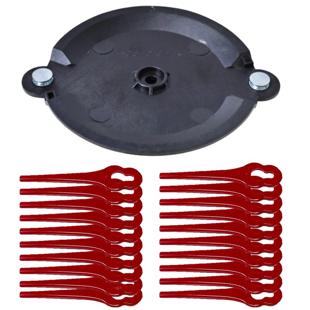 Pinsel Cutter Kopf Gras Trimmer Kunststoff Klinge für Parkside PRTA 20Li A1311046 Rasenmäher Trimmer Klinge Rasenmäher Teile