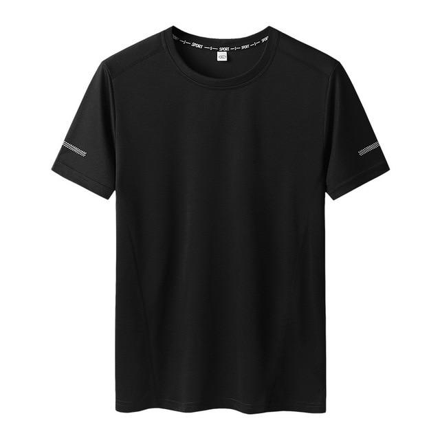 T Shirt Männer Plus Größe Männer T Shirts 6 XL 7XL 8XL 9XL große Größe schwarz weiß Basic Sommer T-Shirts Übergröße Hip Hop 9XL schwarz