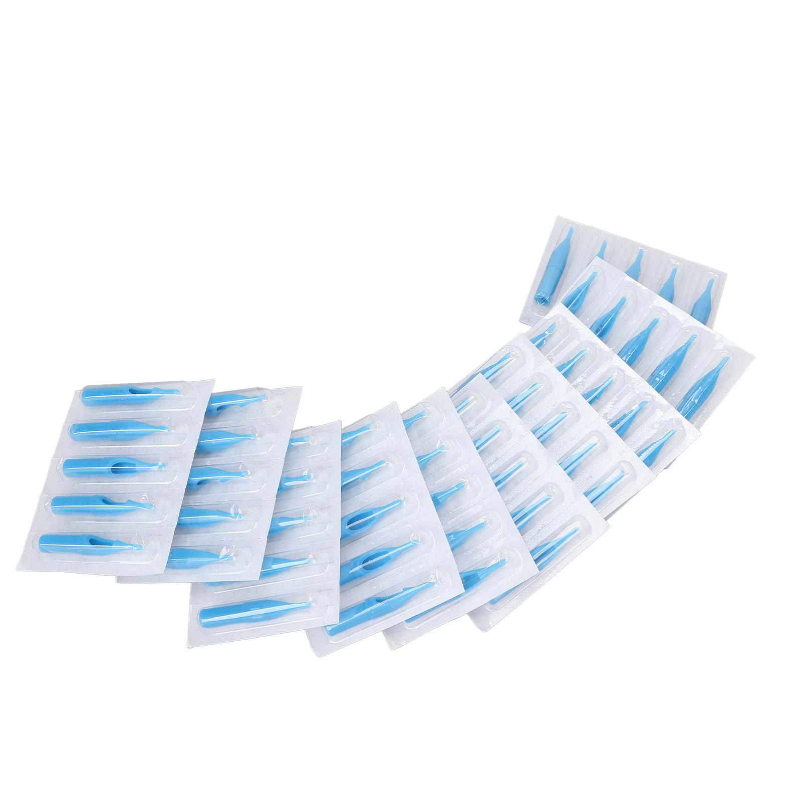 50 Stück Tattoo Nadelspitzen Set Einzelverpackung Einweg Tattoo Nadelspitzen Set für Tattoo