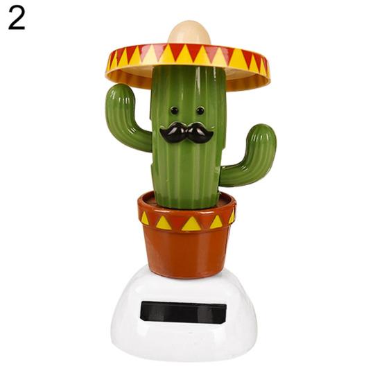 Autos Autoteile Ornament Auto Ornamente Home Bier Flip Flap Topf Schaukel Hund Kunststoff Power Solar Spielzeug Cactus